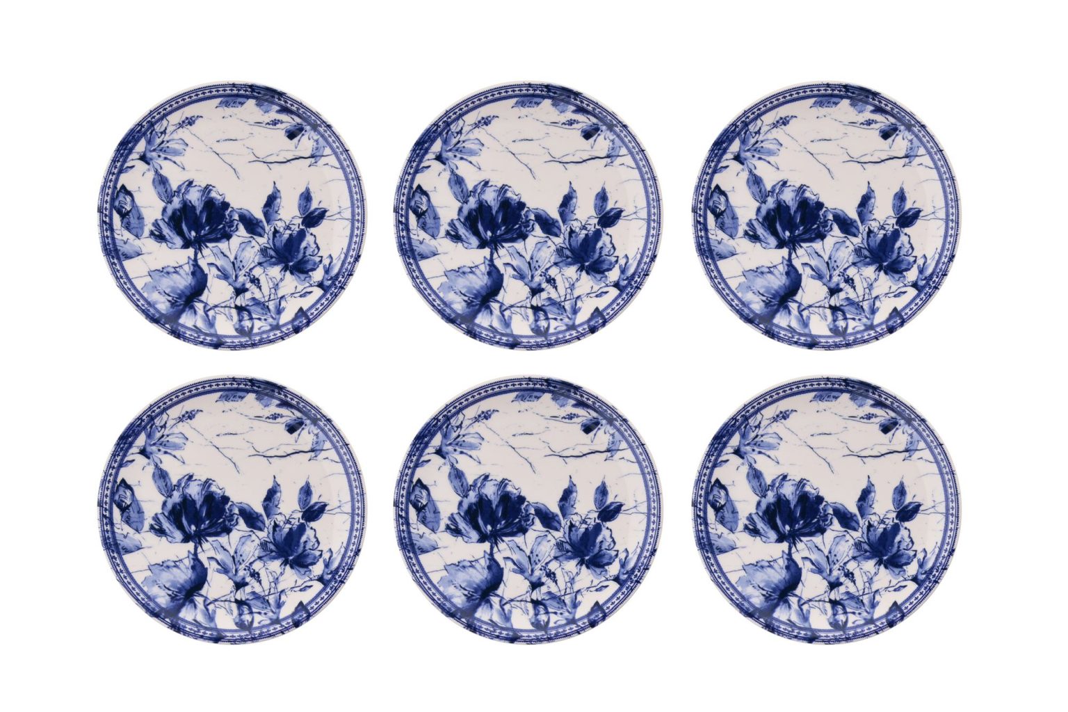 Heaven Blue – Комплет чинии за десерт (6 парчиња) - Image 2