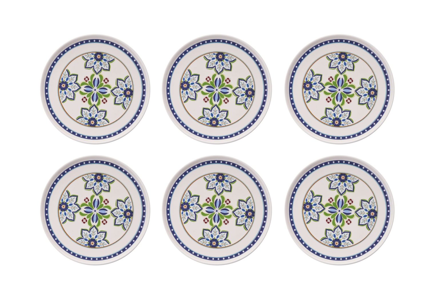 Four Flower – Комплет чинии за десерт (6 парчиња) - Image 2