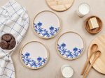 Golden Blue Ivy – Комплет чинии за десерт (6 парчиња)