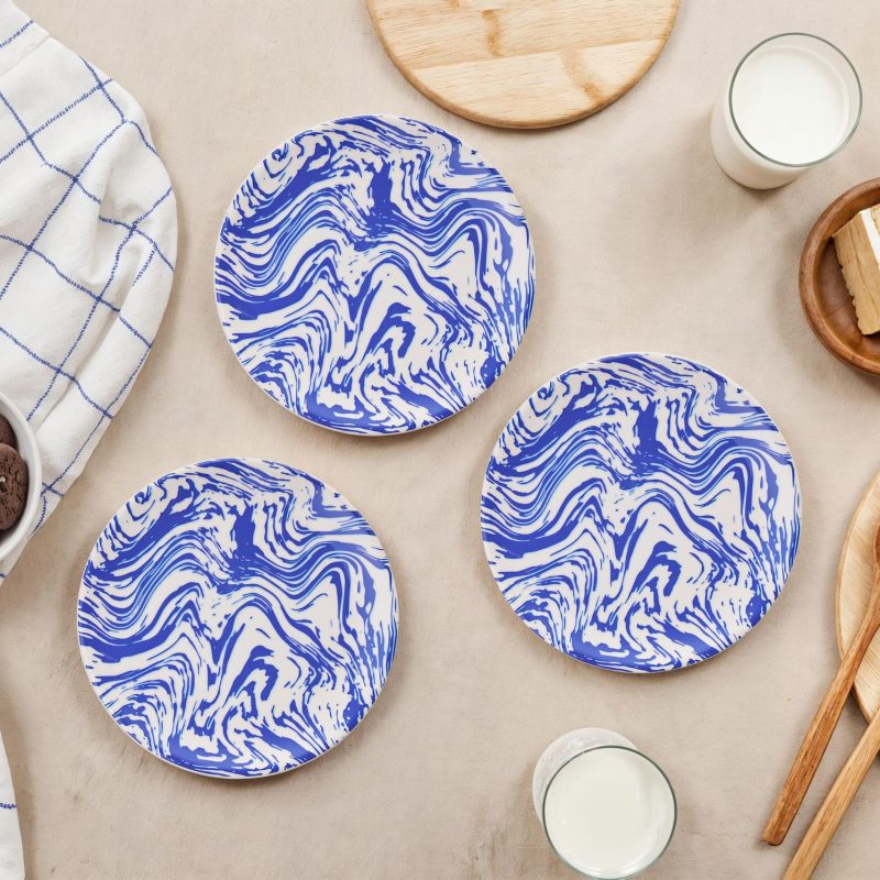 Blue Wave – Комплет чинии за десерт (6 парчиња)