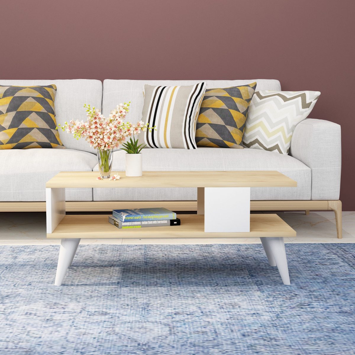 Ayca - Sapphire, White – Маса за кафе - Image 2