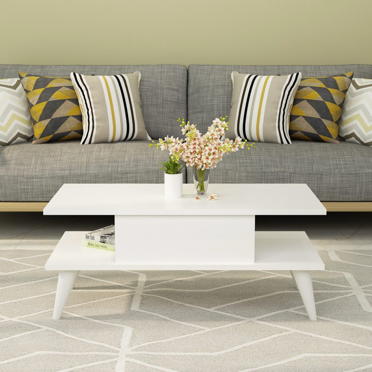 Beta - White – Маса за кафе - Image 2