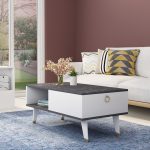 Delux - Black, White – Маса за кафе