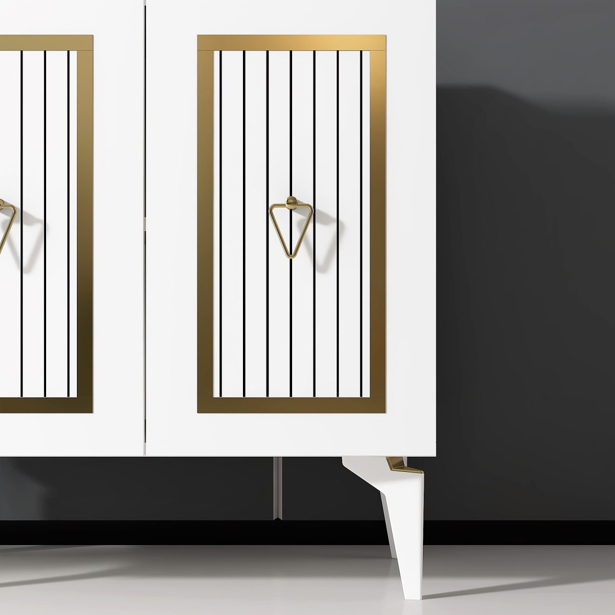 Capri - White, Gold – Конзола - Image 3