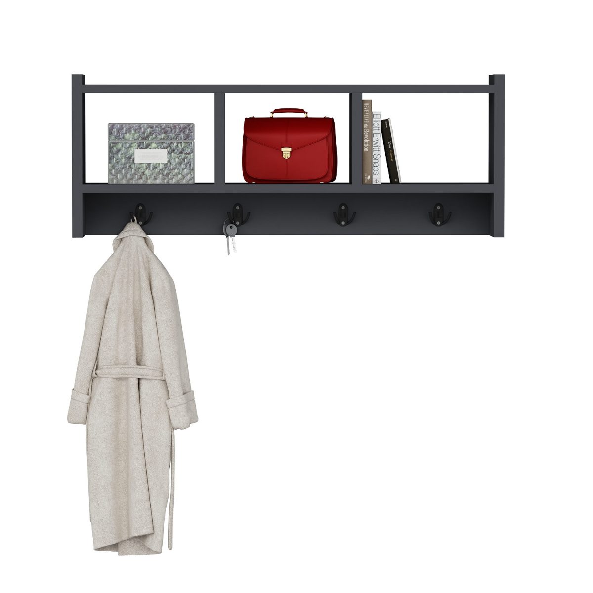 Midnight - Anthracite – Кука на ѕид - Image 3