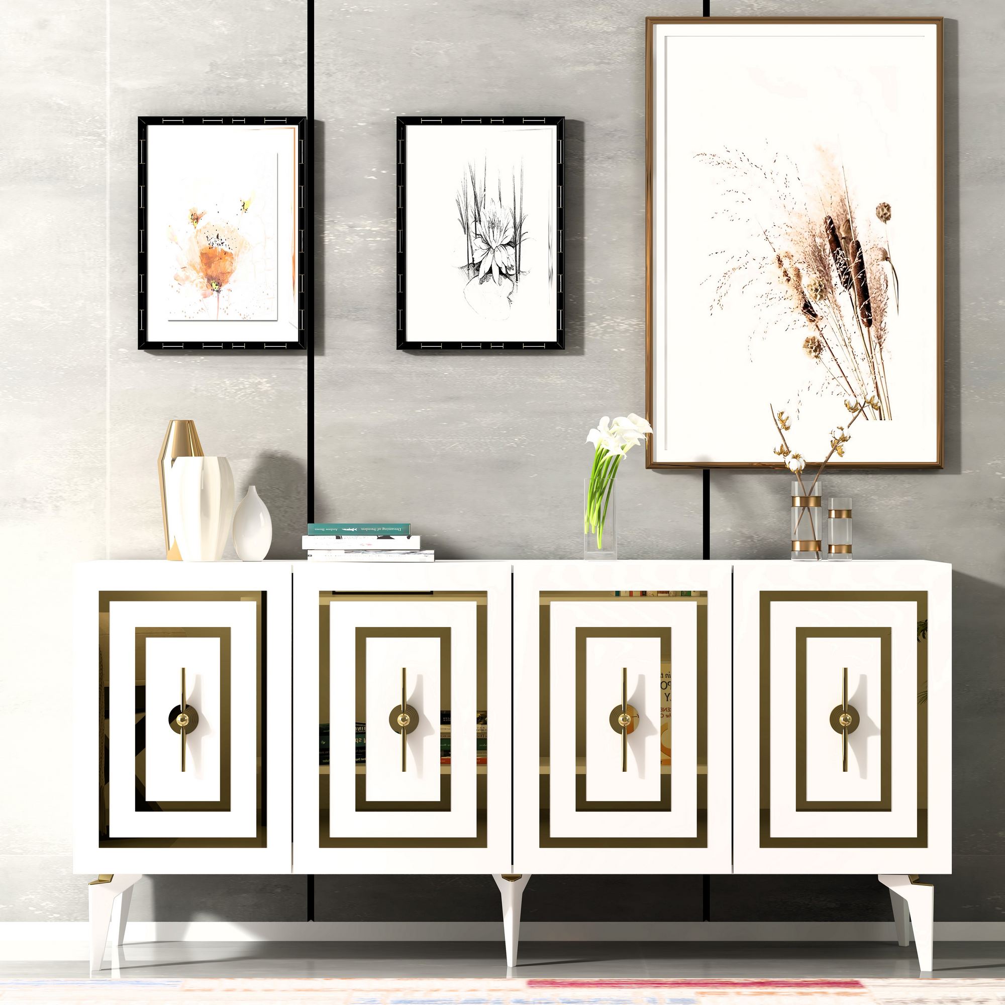 475OLV231820-201.jpg Viola - White – Конзола - Image 1