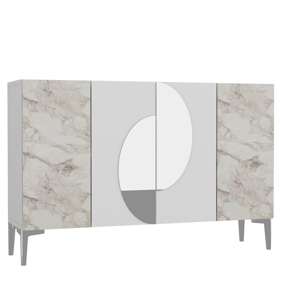 Afra KM120 - White, Silver – Конзола - Image 4