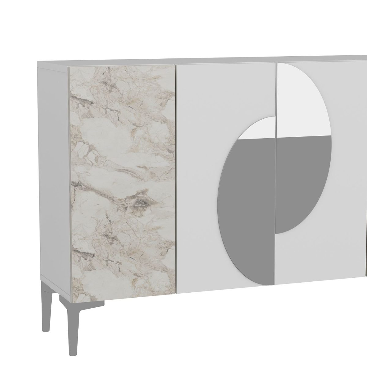 Afra KM120 - White, Silver – Конзола - Image 5