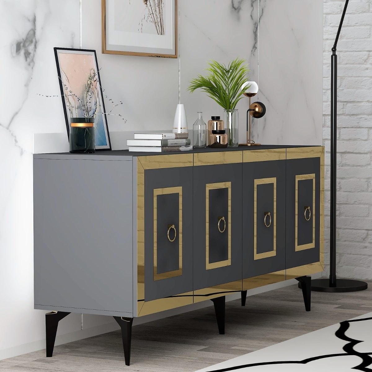 Karya - Anthracite, Gold – Конзола - Image 3