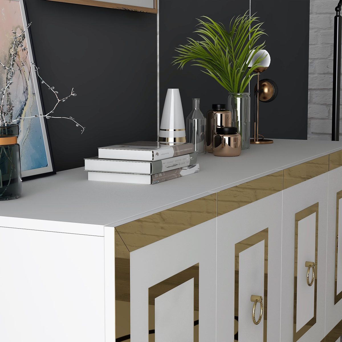 Karya - White, Gold – Конзола - Image 4