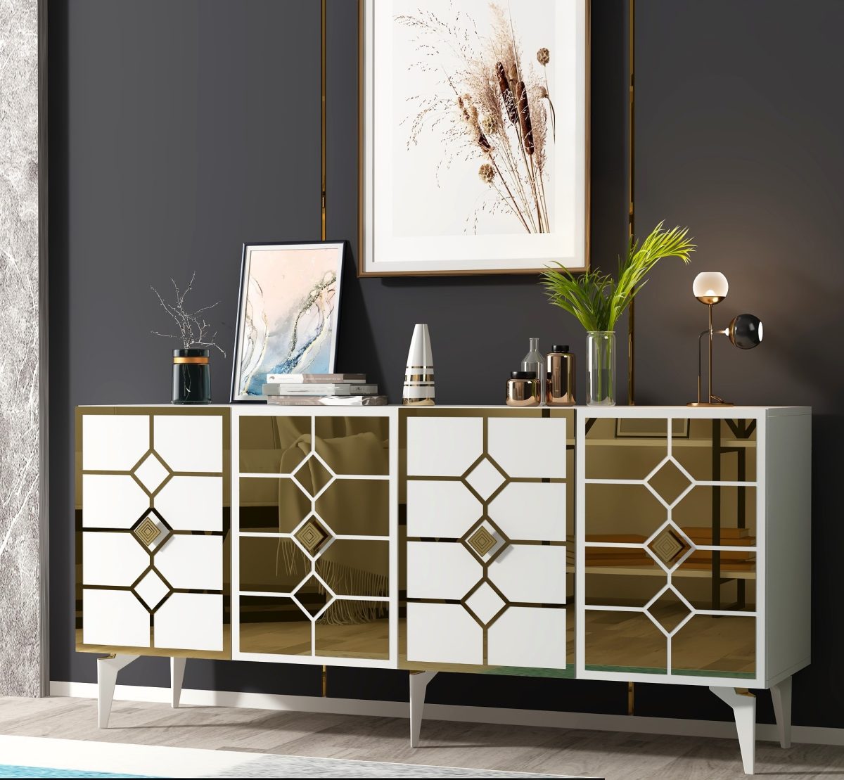 Irmak - White, Gold – Конзола - Image 2