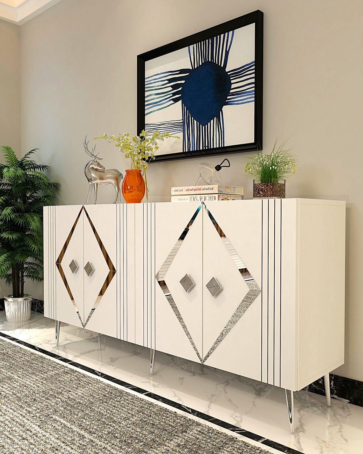 Domino KB150 - White, Silver – Конзола - Image 2