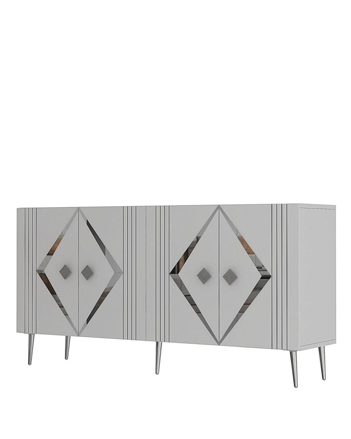 Domino KB150 - White, Silver – Конзола - Image 4