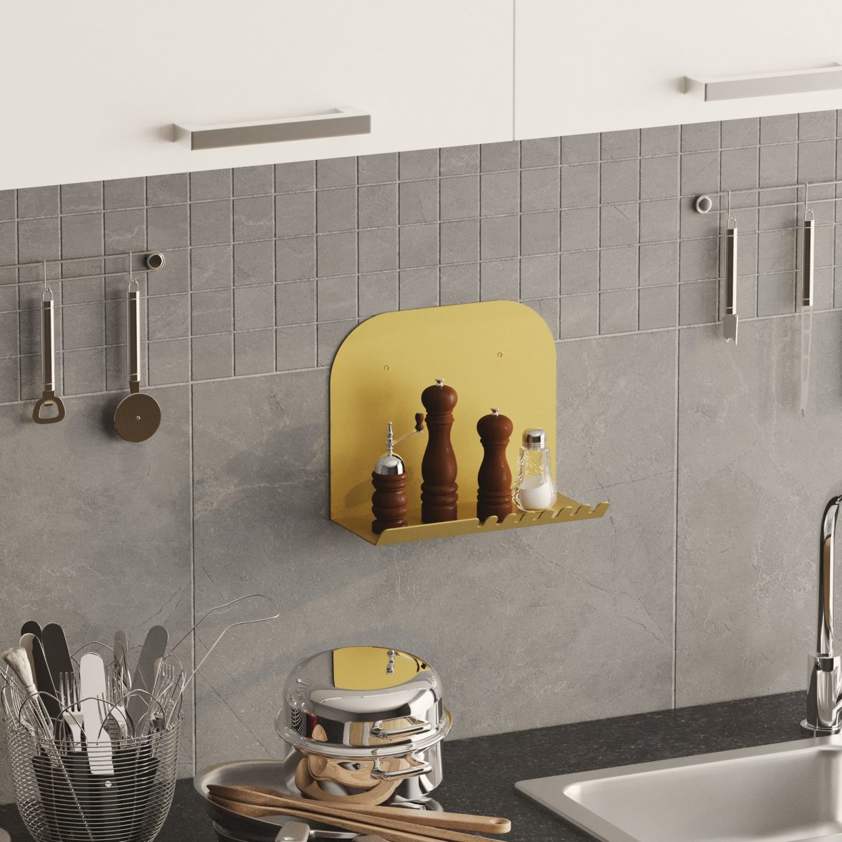 Short Pouch - Gold – Ѕидна полица - Image 3