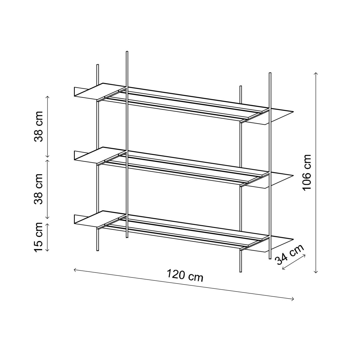 Shb-015-B – Полица за повеќе намени - Image 5