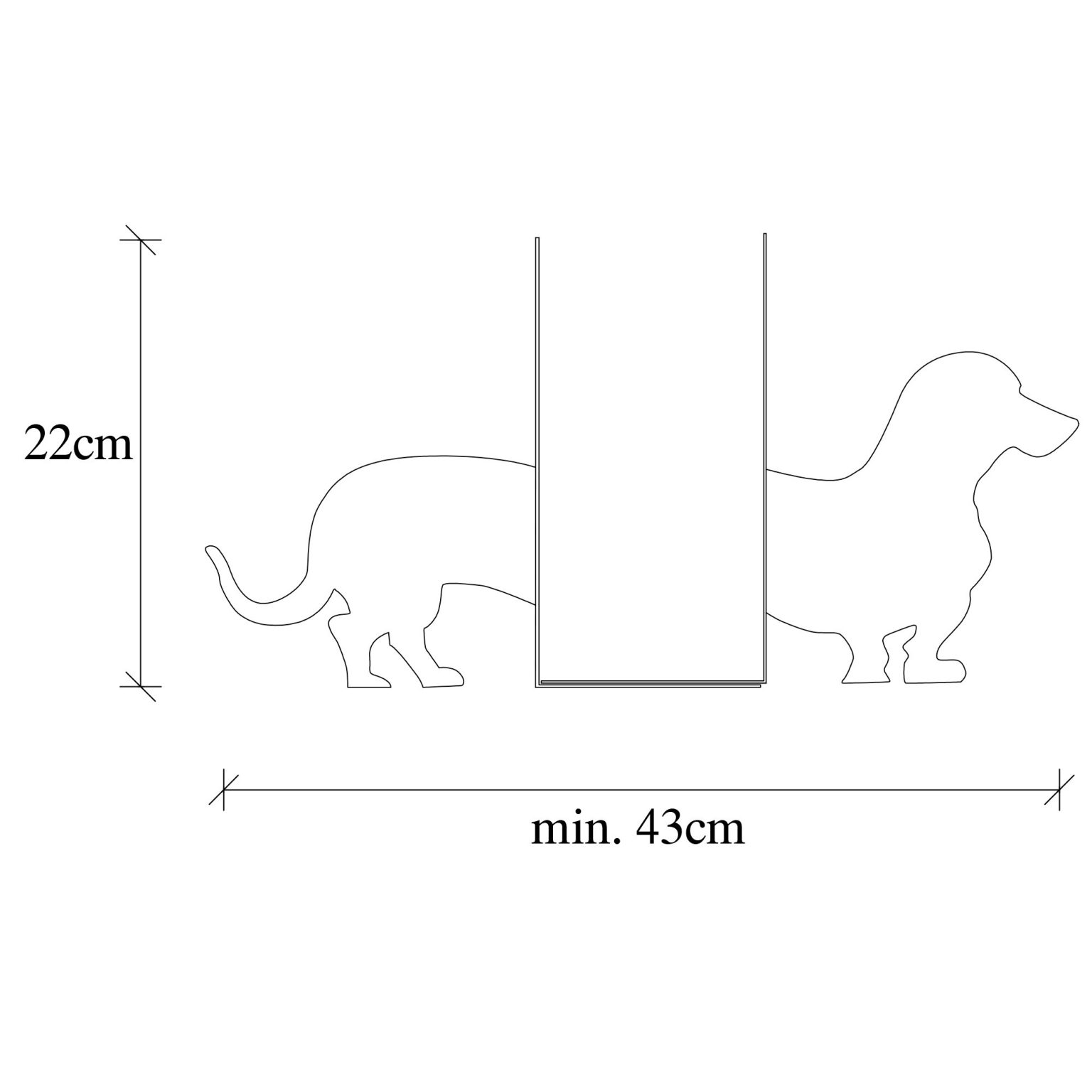 Kitap tutucu 4 - Black – Метална книшка - Image 5