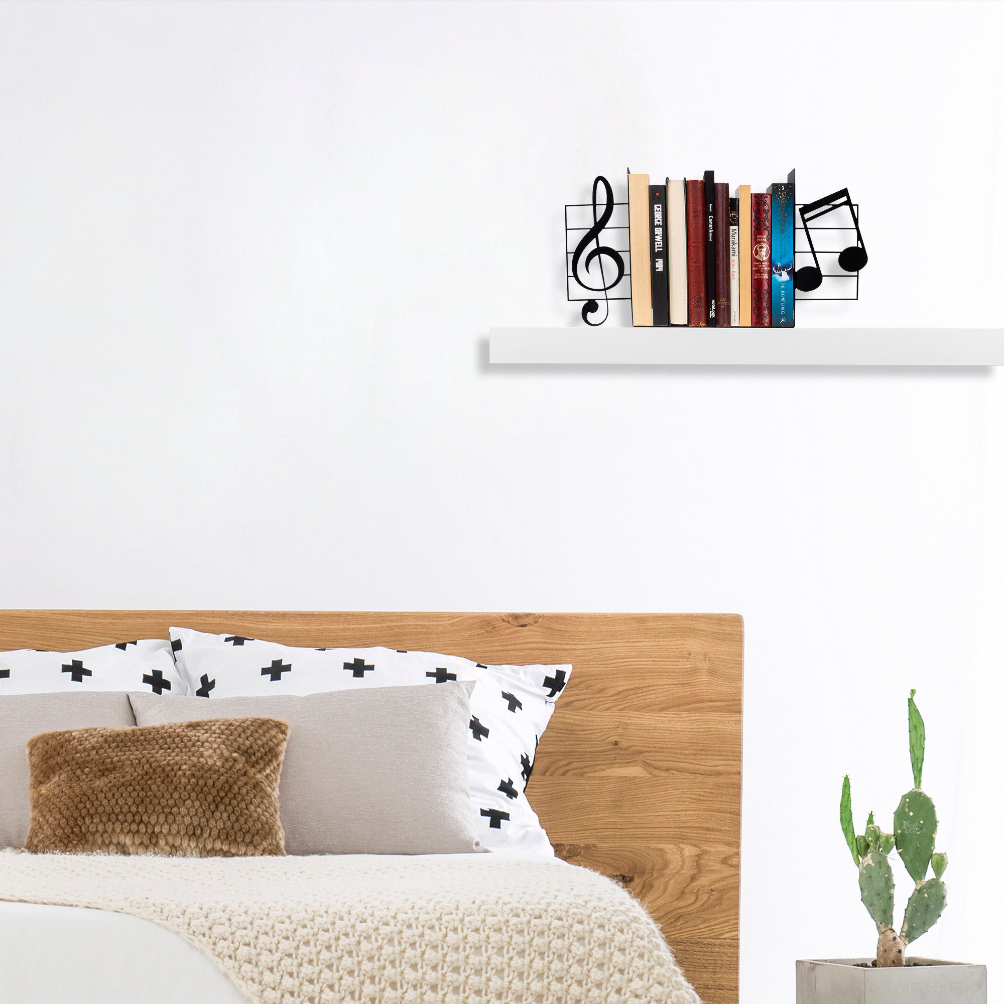 493RMC113320-201.jpg Kitap tutucu 18 - Black – Метална книшка - Image 1