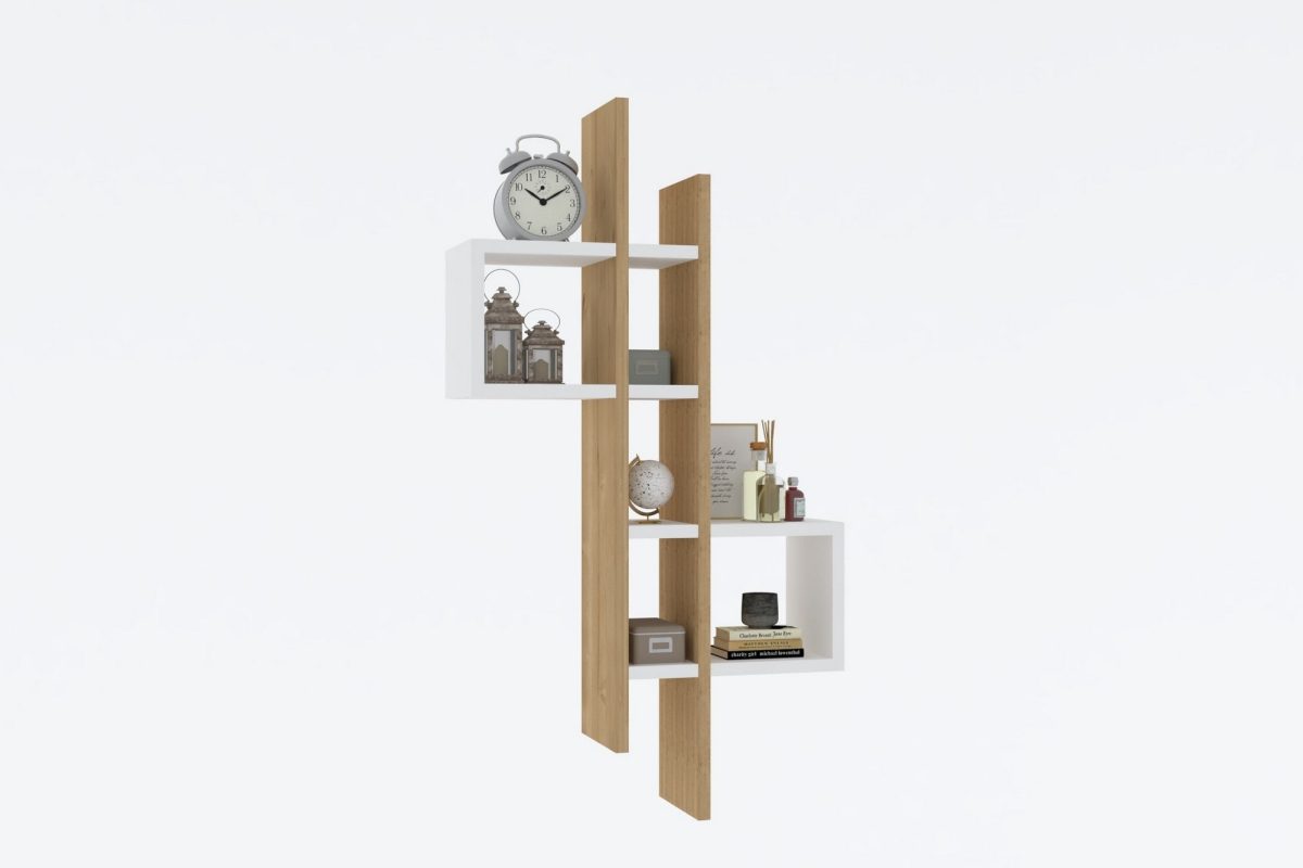 Emse - Sapphire Oak, White – Ѕидна полица - Image 3