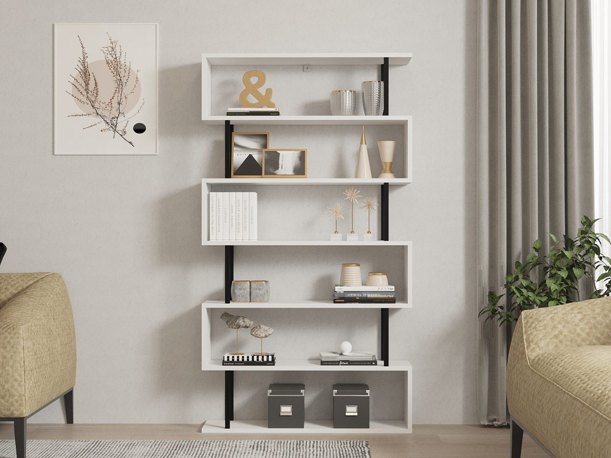 Hector - White – Полица за книги - Image 2