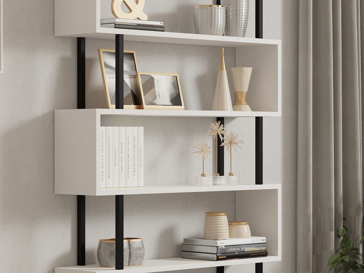 Hector - White – Полица за книги - Image 3