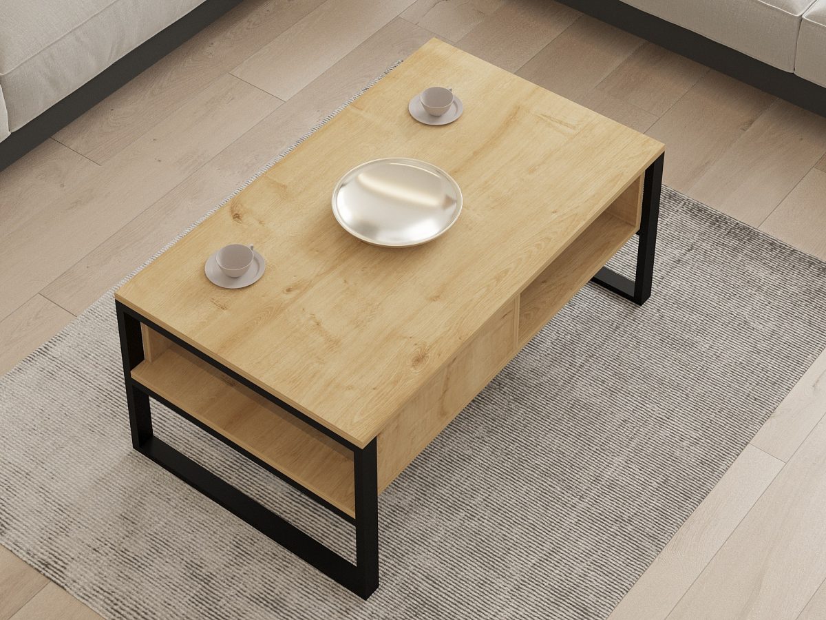 Devon Orta- Sapphire Oak – Маса за кафе - Image 3