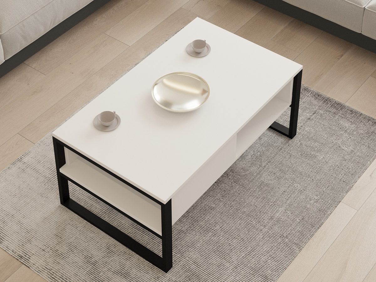 Devon - White – Маса за кафе - Image 3