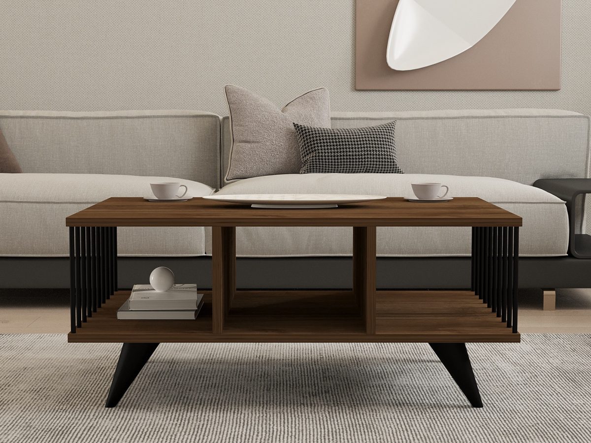 Bert - Walnut – Маса за кафе - Image 2