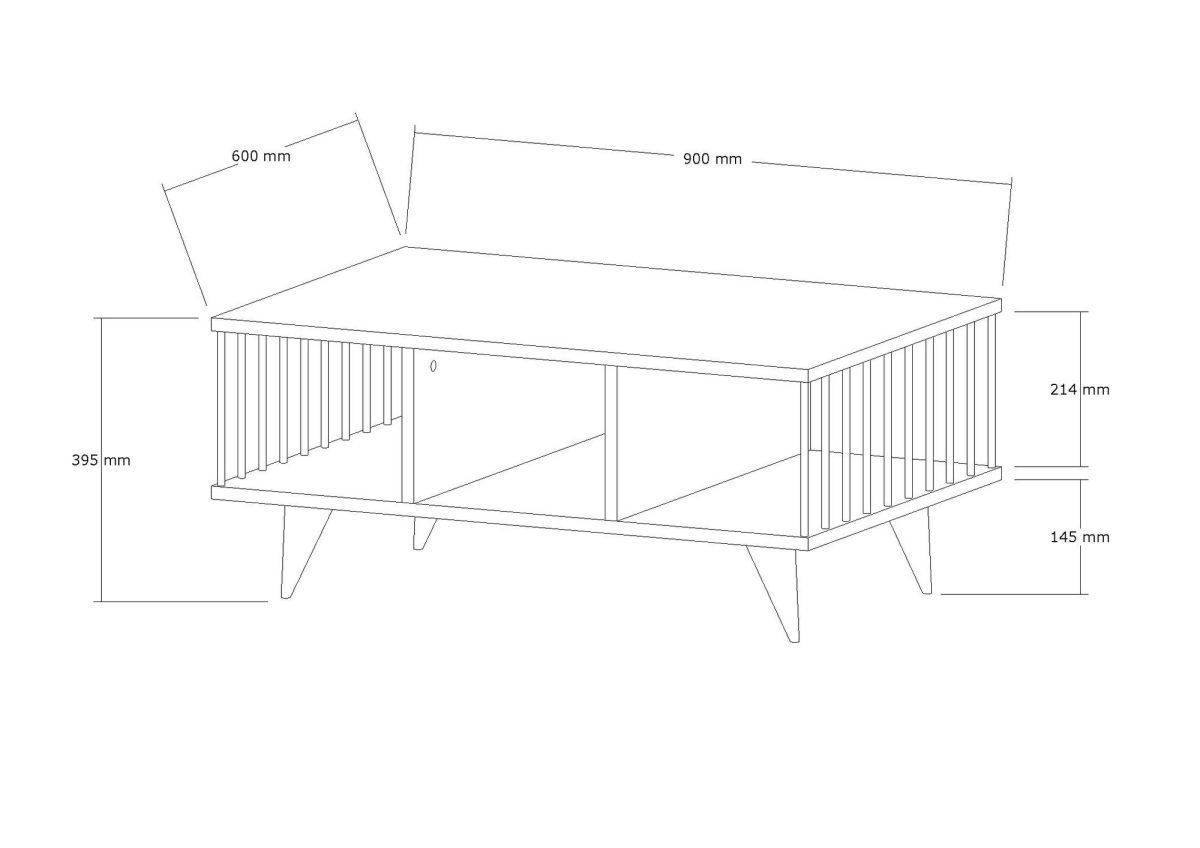 Bert - Walnut – Маса за кафе - Image 6