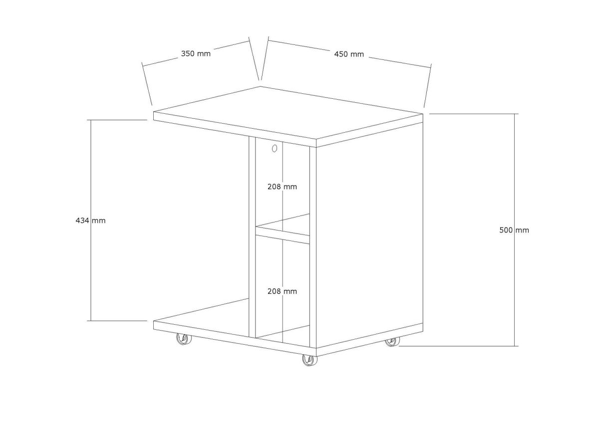 Amy - White – Софа маси - Image 4