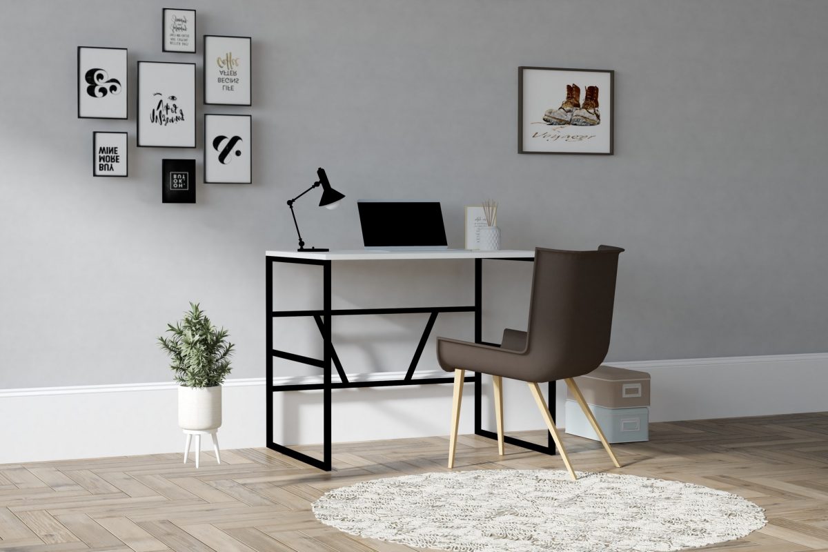 Monea - White – Канцелариско биро - Image 2