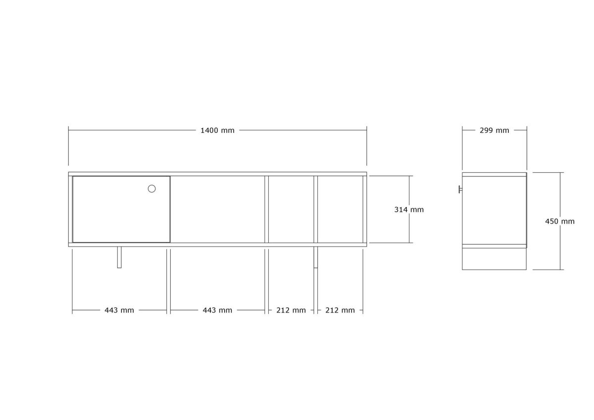 Folsom - Oak – ТВ комода - Image 6