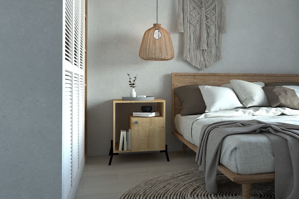 495SSE170520-201.jpg Hazal - Oak – Ноќна масичка - Image 1