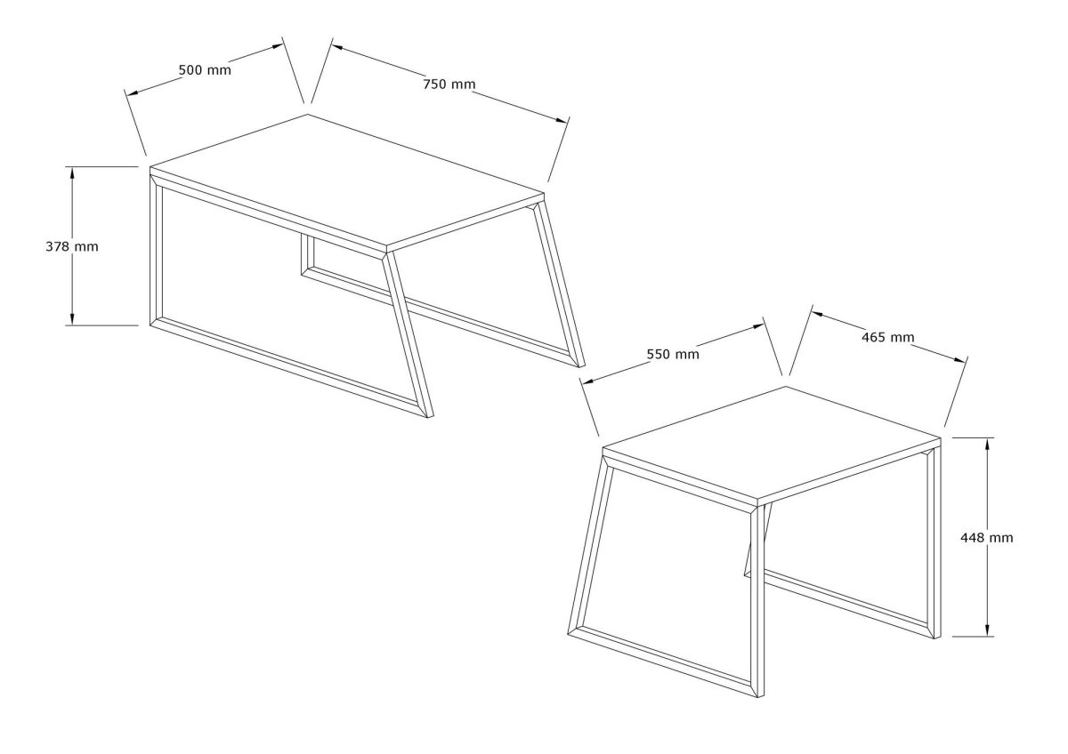 Boyce - Oak – Маса за кафе - Image 5