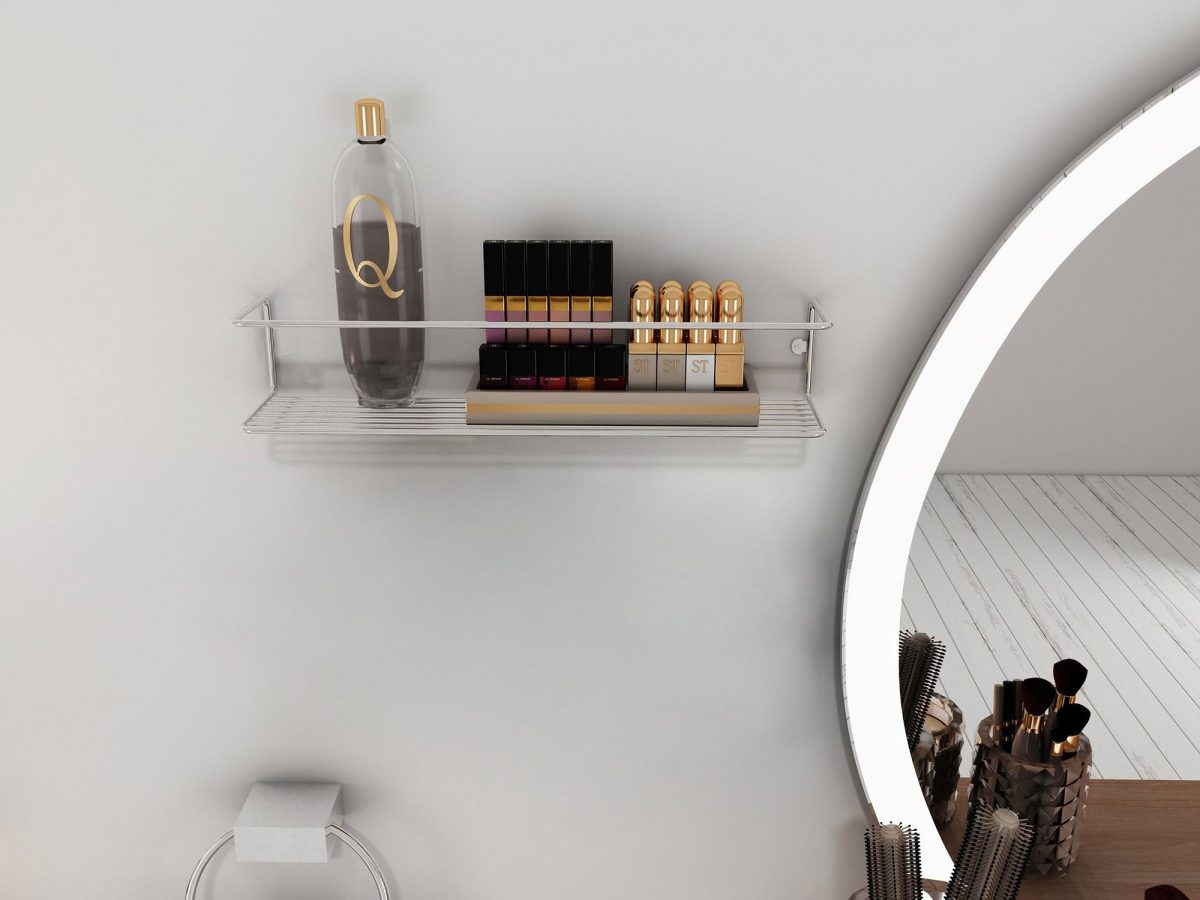 Banyo Makyaj Rafı, Baharatlık - Chrome – Ѕидна полица - Image 6