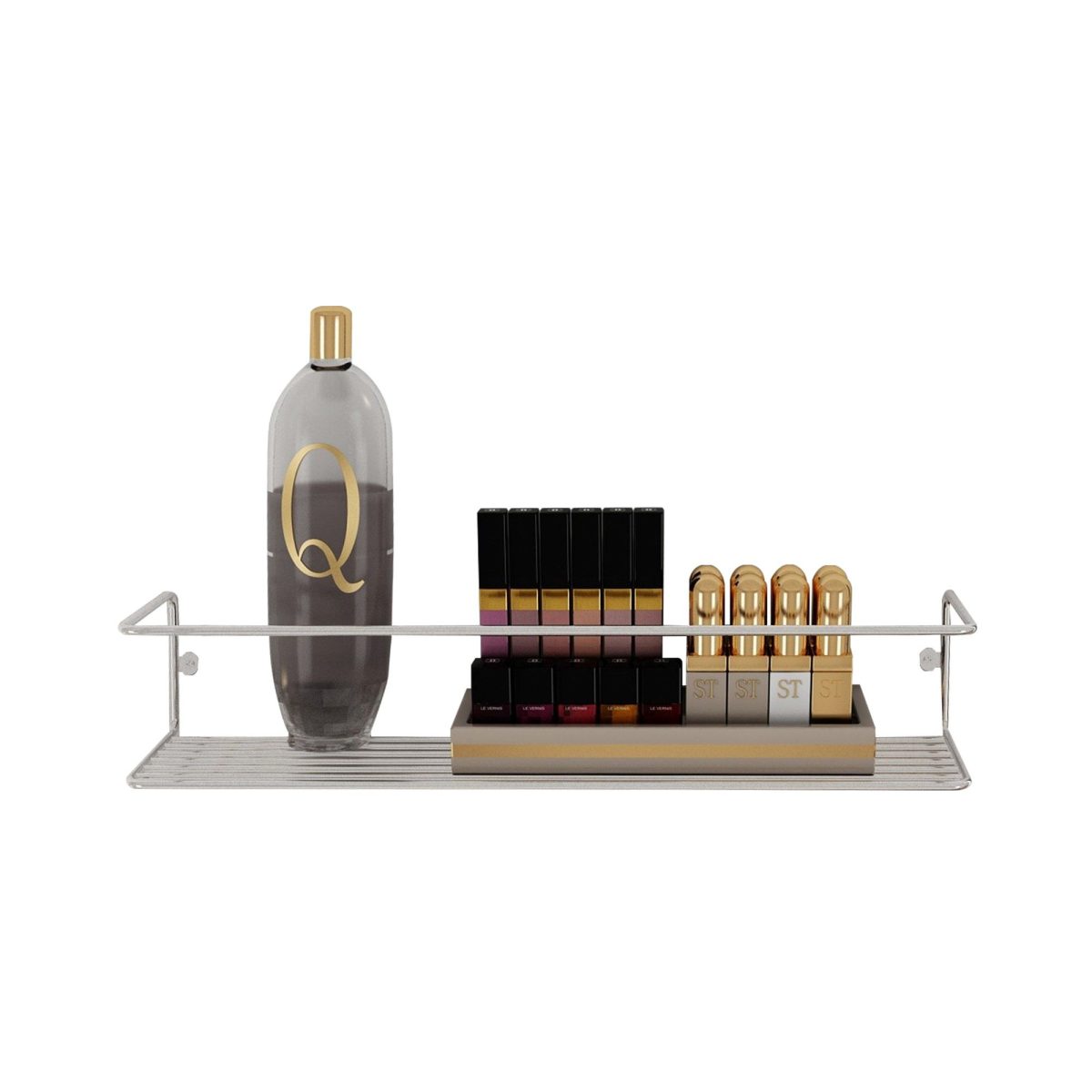 Banyo Makyaj Rafı, Baharatlık - Chrome – Ѕидна полица - Image 7