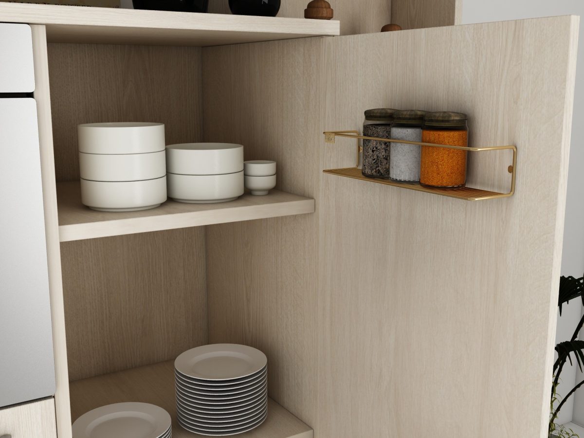 Banyo Makyaj Rafı, Baharatlık - Gold – Ѕидна полица - Image 2