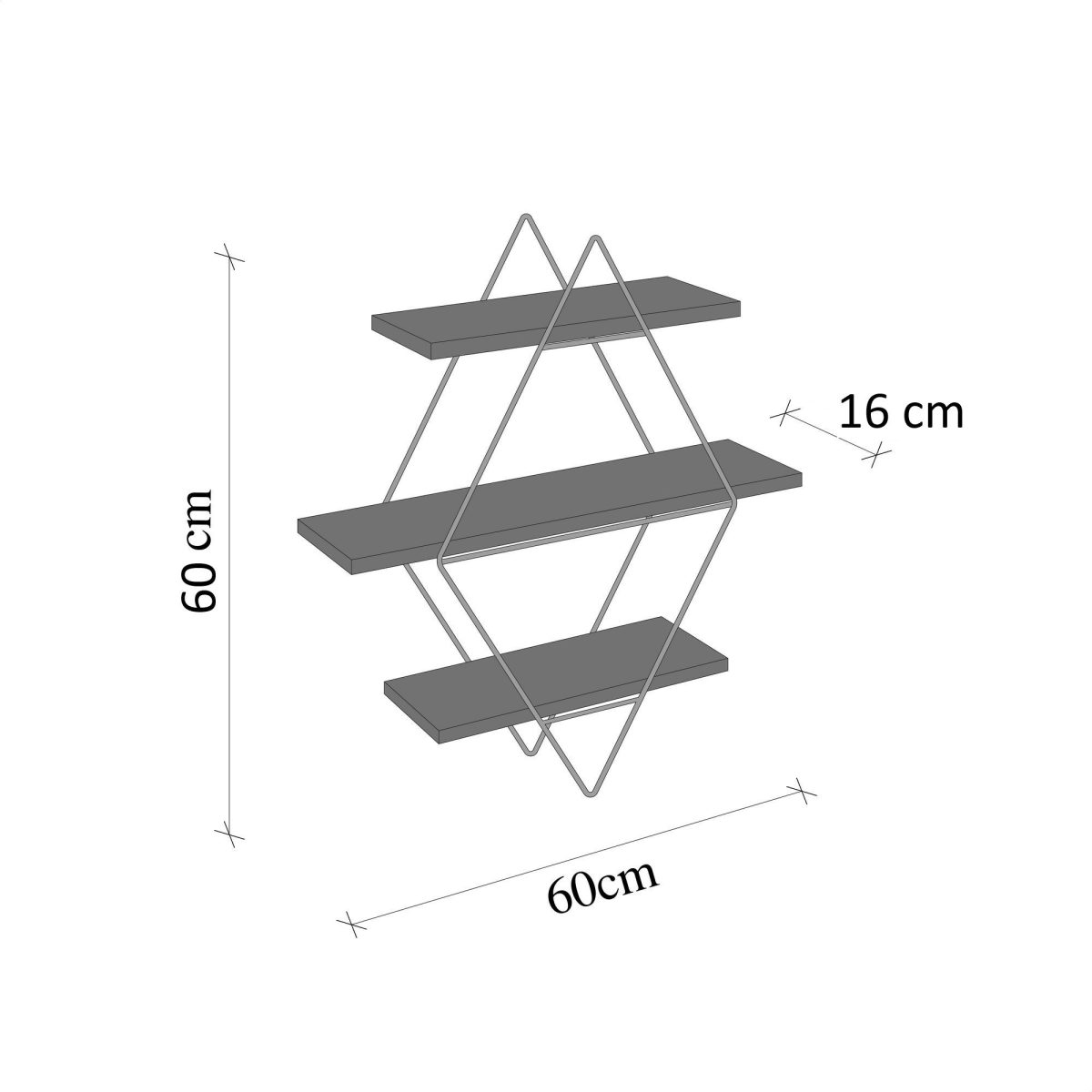Prizma Raf, Büyük Boy Salon Tipi – Ѕидна полица - Image 9