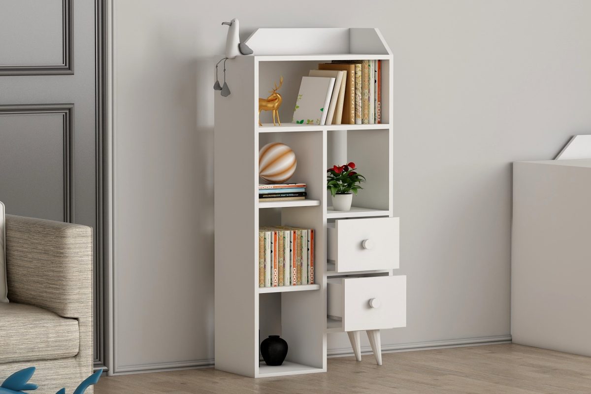 Star - White – Полица за книги - Image 2