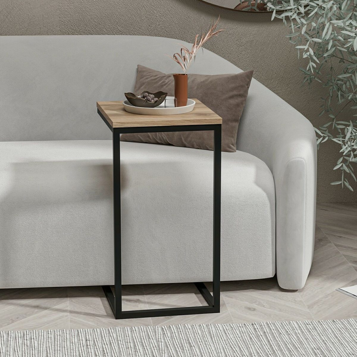 Davin - Walnut – Софа маси - Image 3