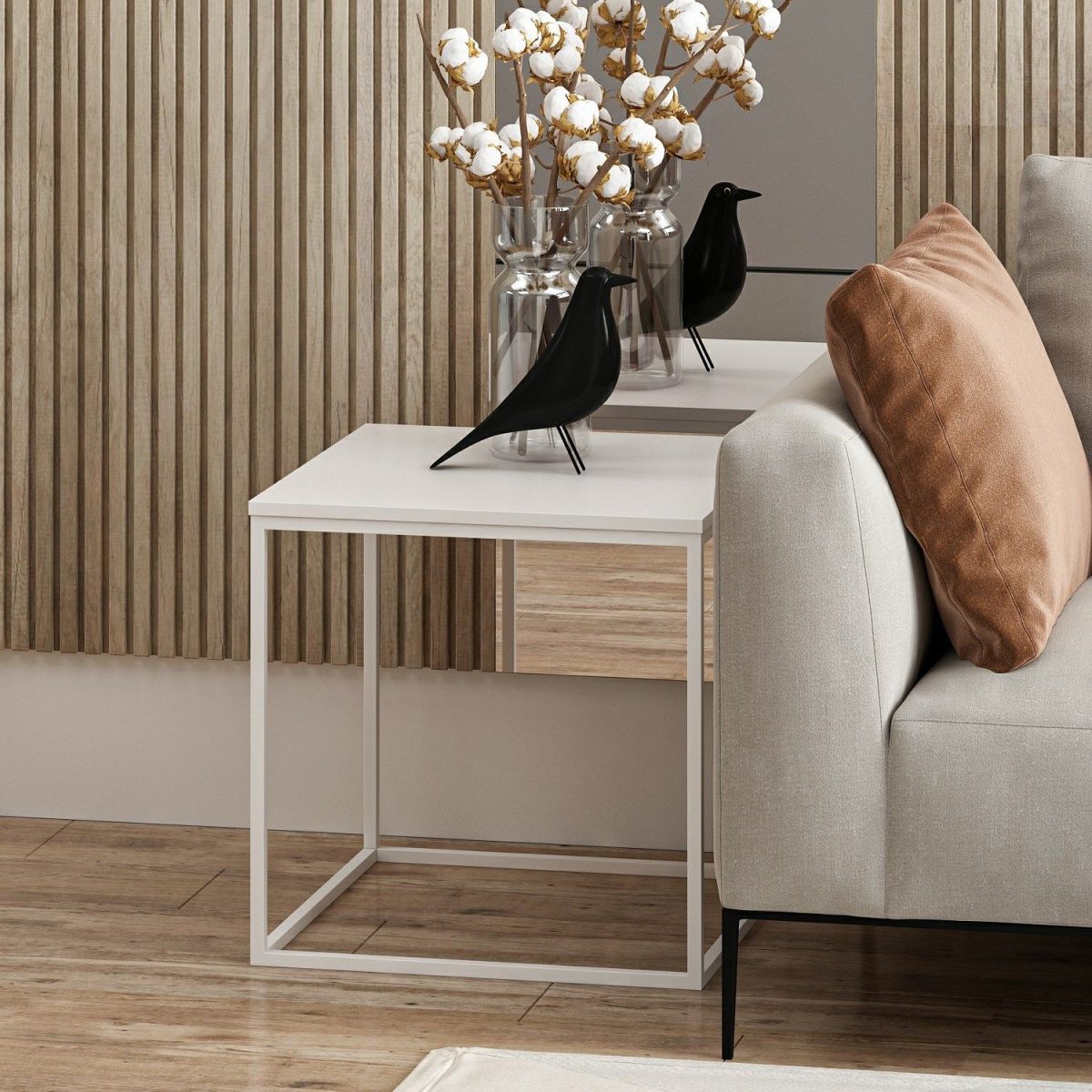 Basak - White – Софа маси - Image 3