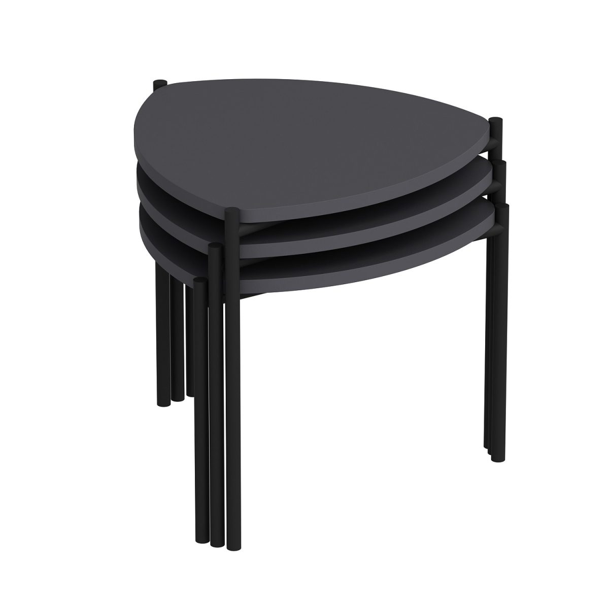 Lenny - Anthracite – Табела за гнездење (3 парчиња) - Image 5