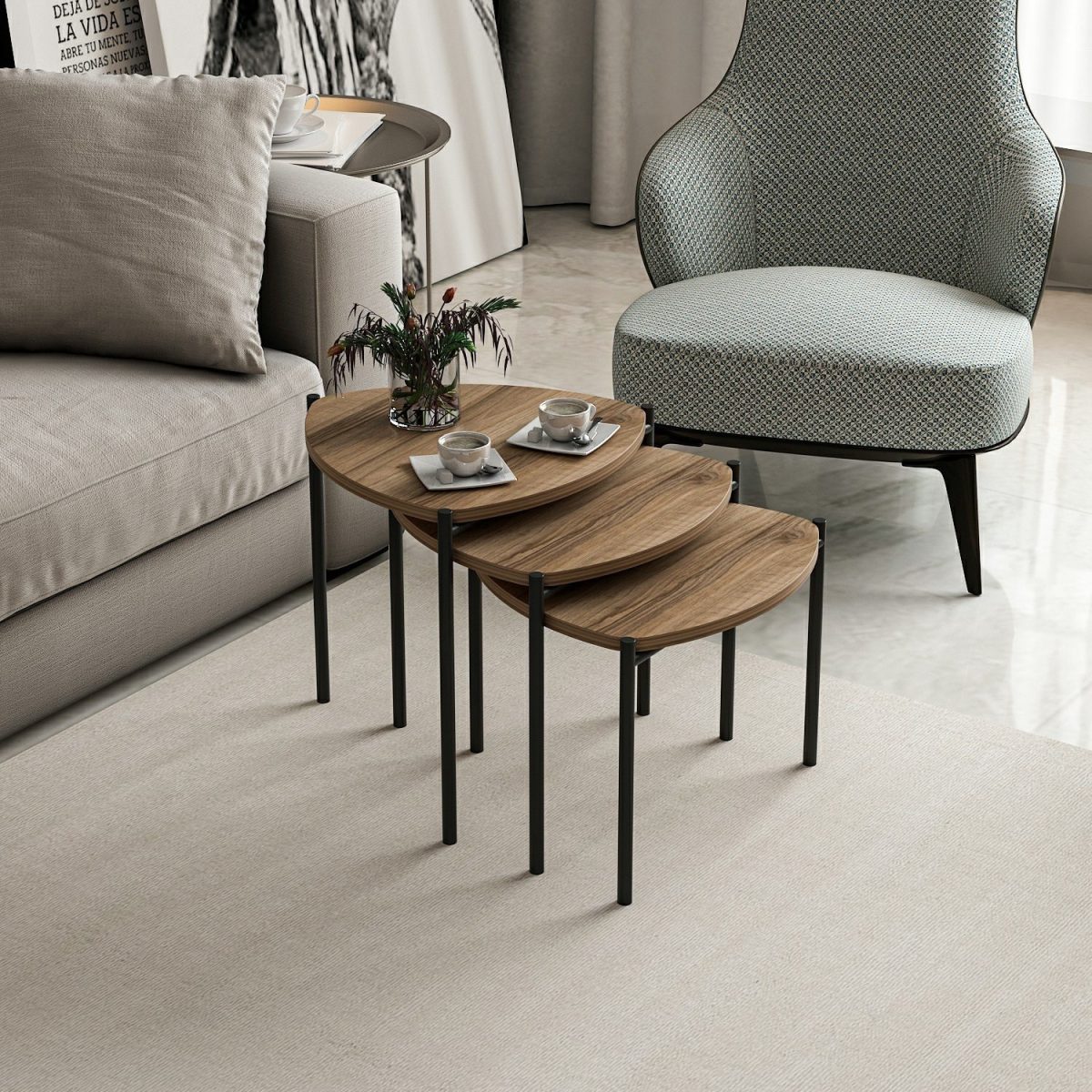 Lenny - Walnut – Табела за гнездење (3 парчиња) - Image 3