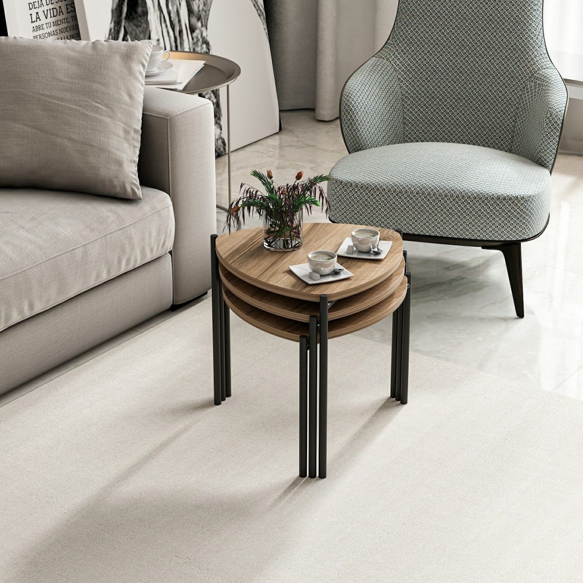 Lenny - Walnut – Табела за гнездење (3 парчиња) - Image 5