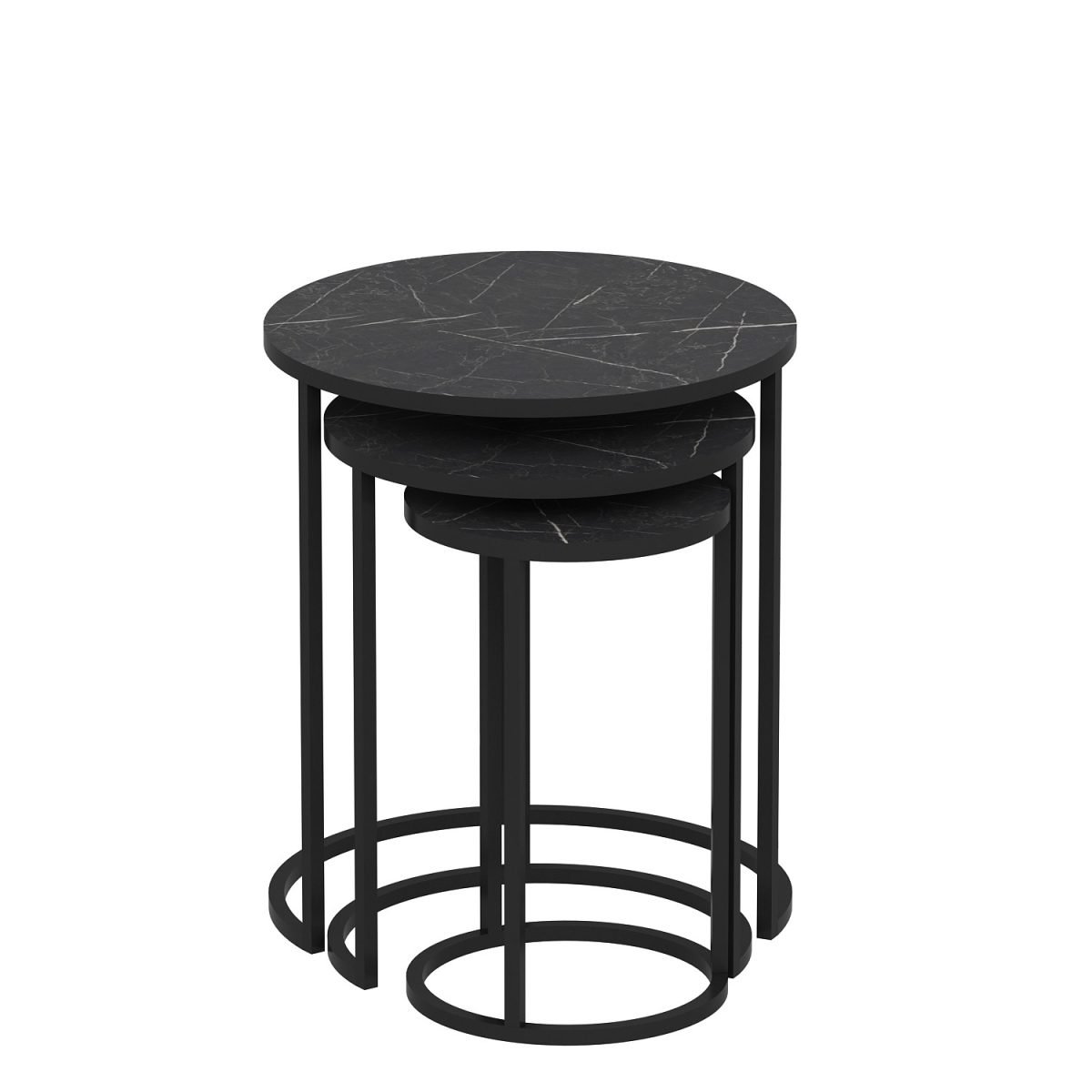 Gloria - Black – Табела за гнездење (3 парчиња) - Image 4