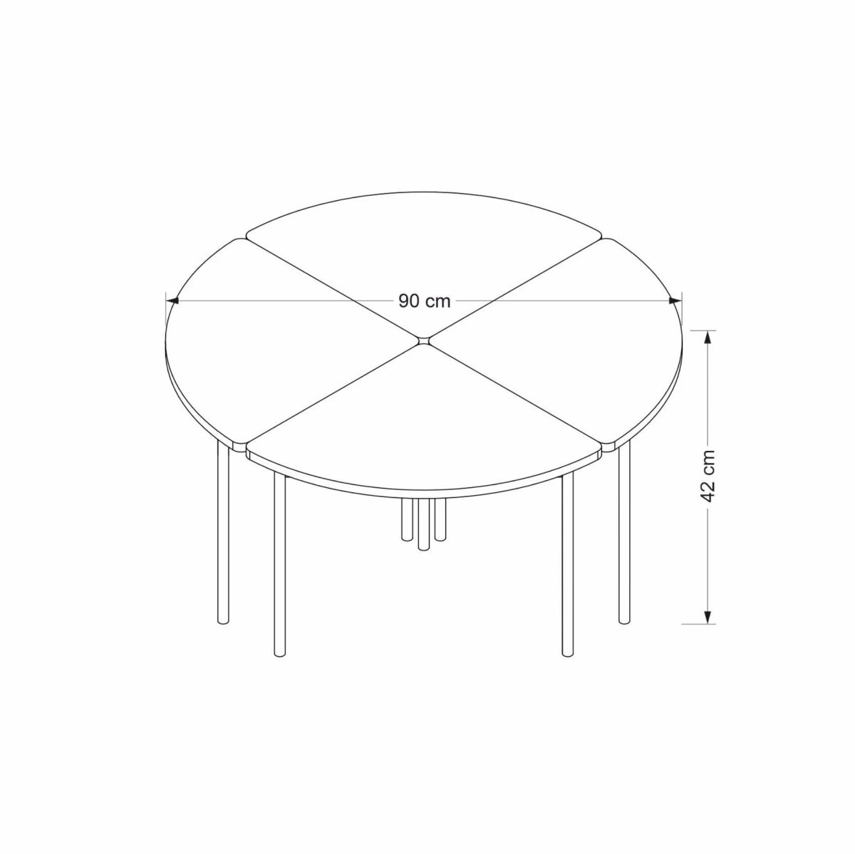 Emma - 8919 – Маса за кафе - Image 7