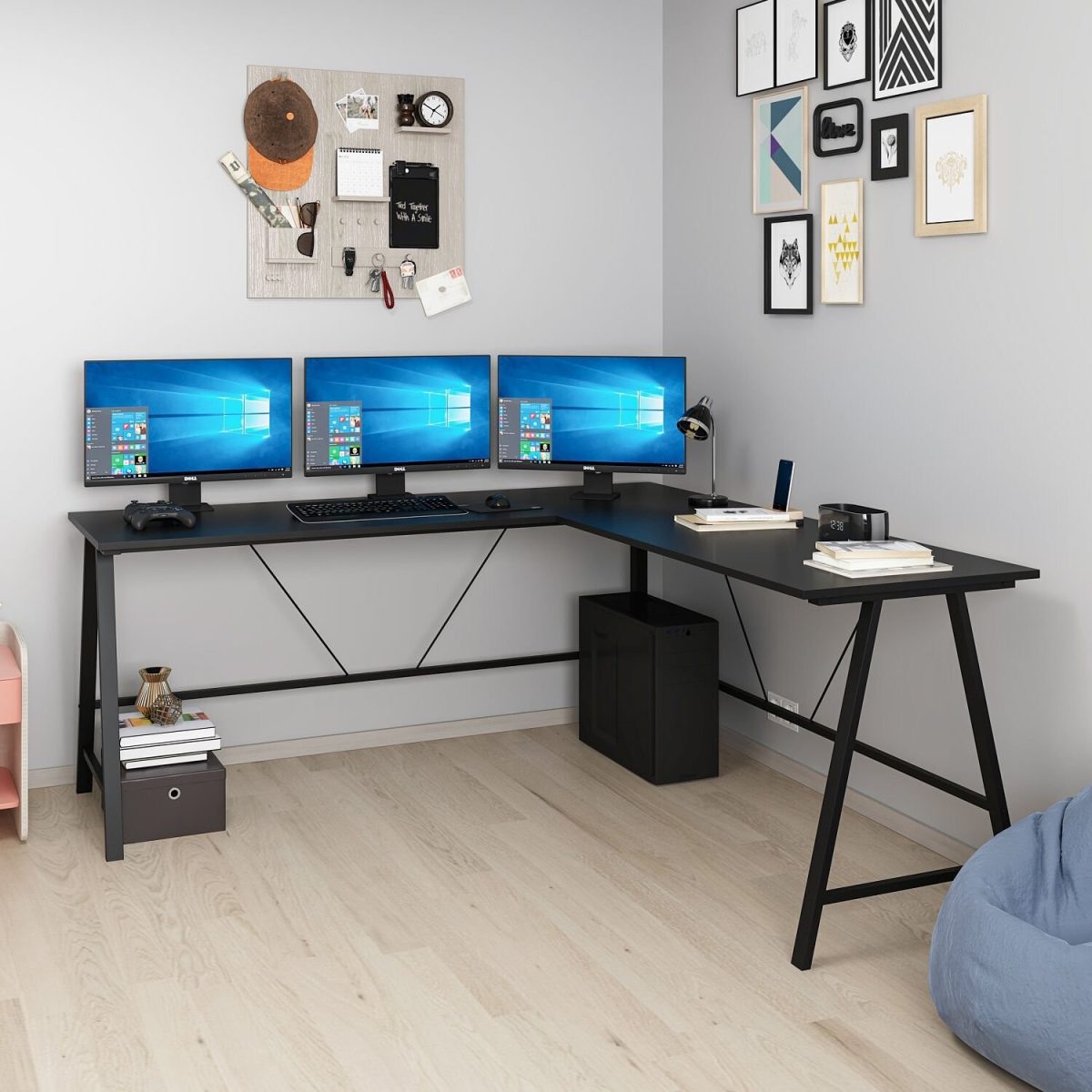 Team L - Black – Канцелариско биро - Image 2