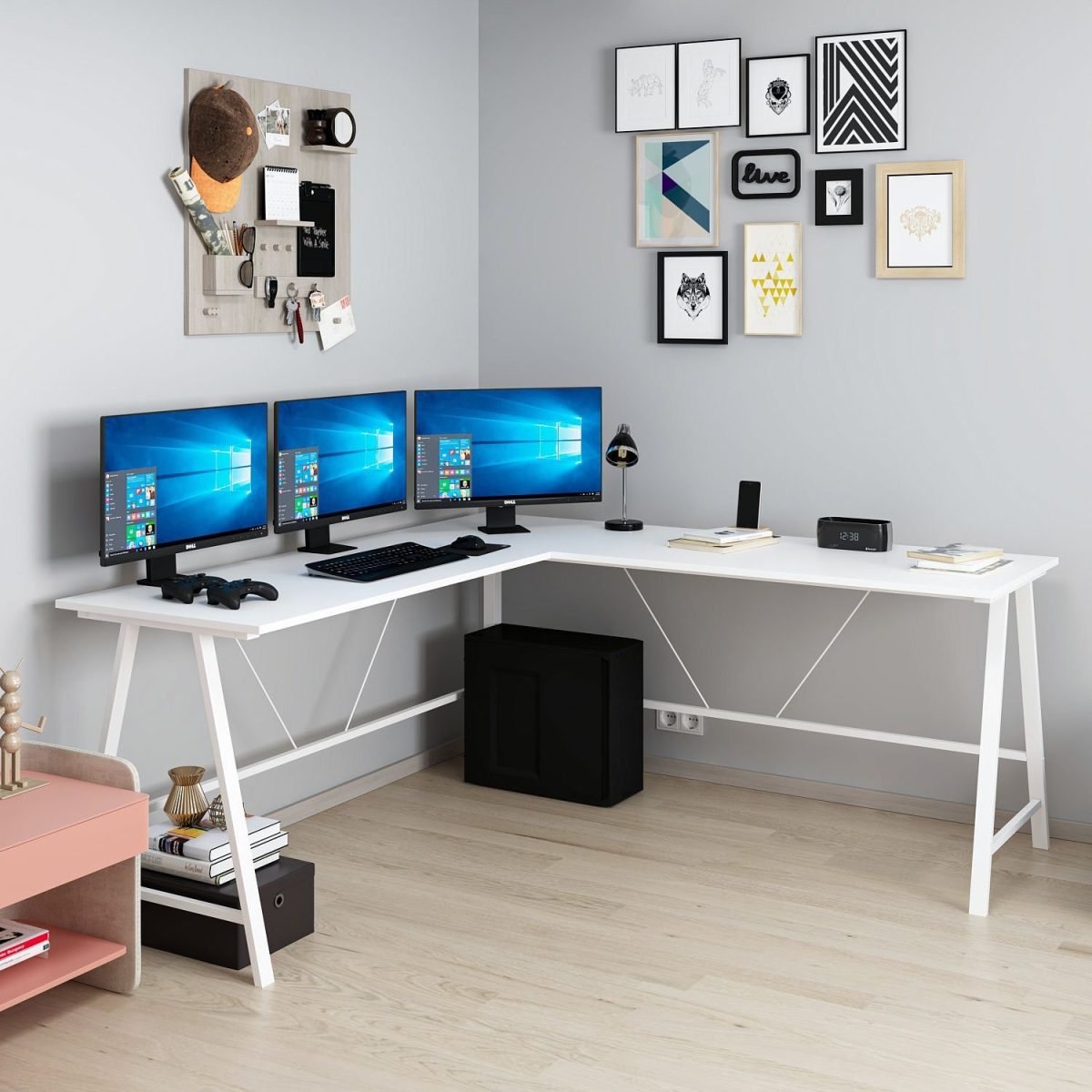 Team L - White – Канцелариско биро - Image 3