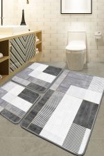 Pendor - Grey – Патосници за бања (3 парчиња)