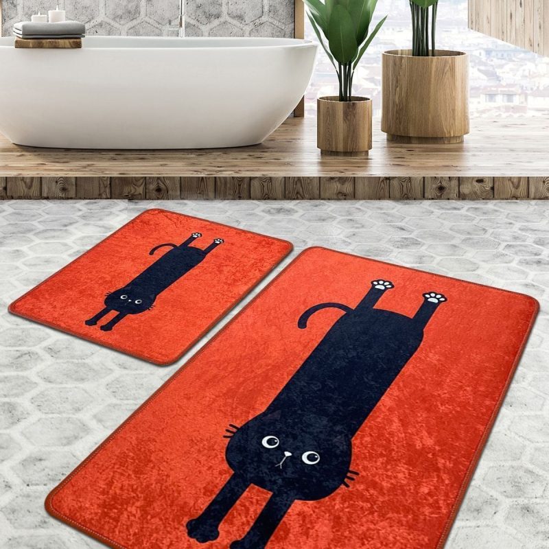 Comfort - Red – Патосници за бања (2 парчиња)