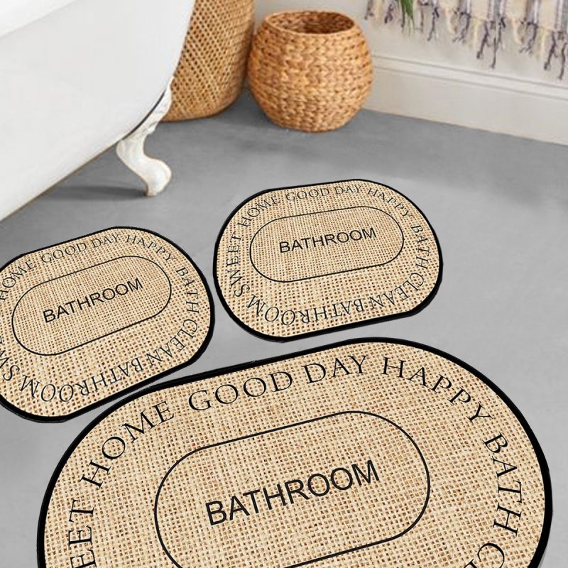 Baindos - Beige – Патосници за бања (3 парчиња)